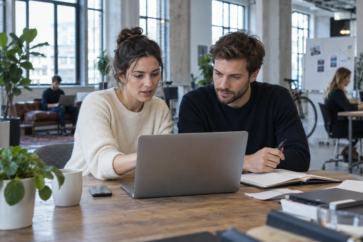 N26 vs. FYRST vs. Holvi vs. Qonto: Geschäftskonten im direkten Vergleich Gründungsteam vergleicht Firmenkonten am Notebook