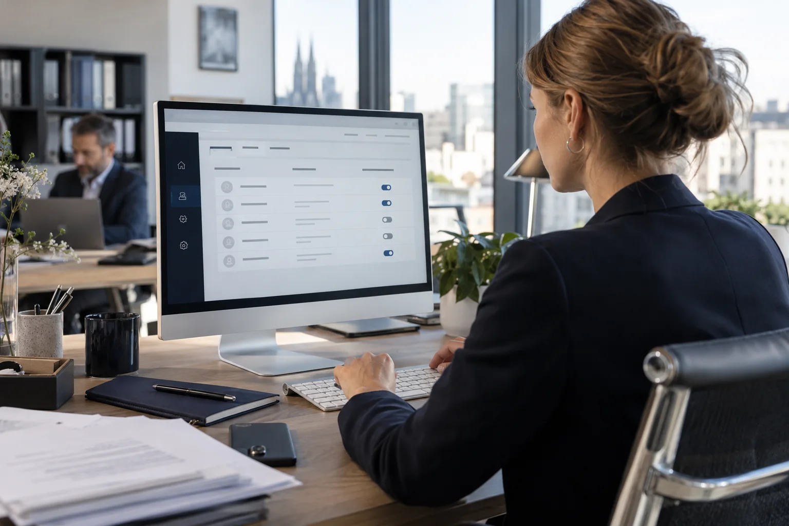 TARGOBANK Firmenkonto: Antrag, EBICS und Unternehmensform Finanzverantwortliche richtet den digitalen Zahlungsverkehr ein